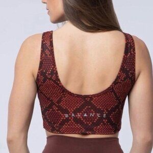 BALANCE ATLETICA PUSH UP SPORT BRA SIZE X-SMALL SPORTY CHIC GYM YOGA